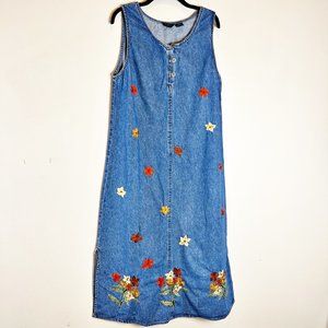 Agapo Denim Maxi Dress